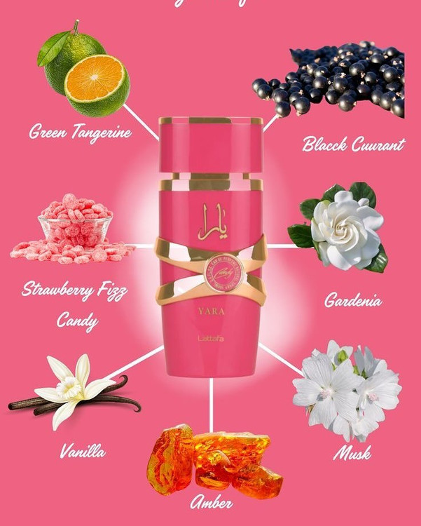 ادکلن زنانه یارا کندی (نانسی) برند آرتمیوس