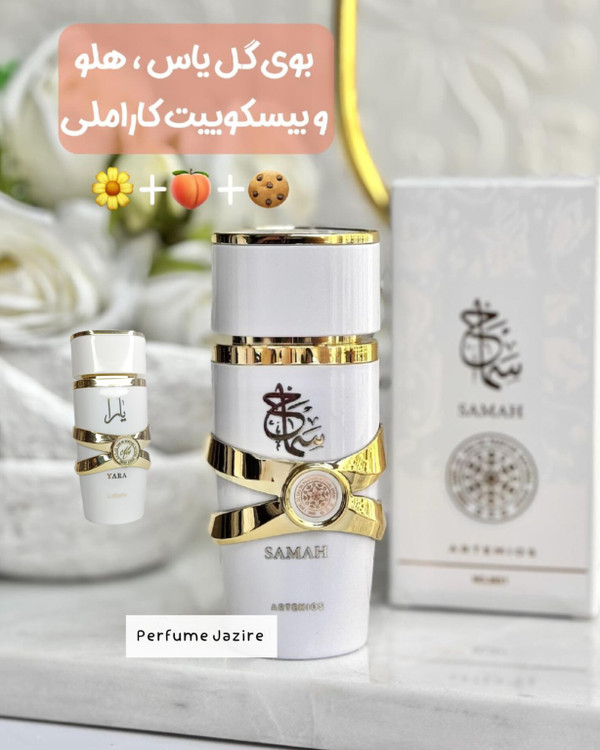 ادکلن زنانه یارا موی سفید حجم ۳۰میل