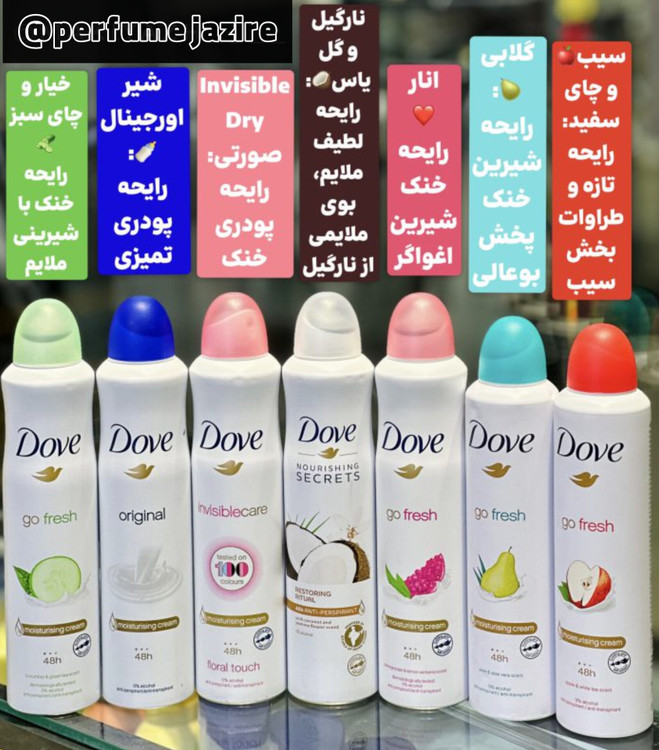 اسپری داو حجم ۲۵۰میل