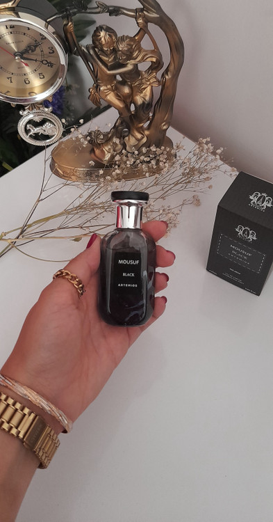 ادکلن مردانه موصوف بلک (موصوف اسود مشکی) حجم ۲۵میل