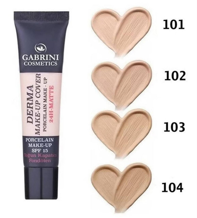 رنگ بندی کرم پودر اورجینال گابرینی